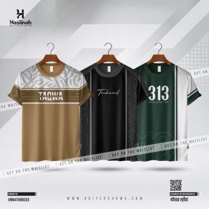 3pcs T-Shirt Combo-TC4 - L